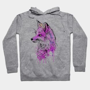 Fox Watercolor Hoodie